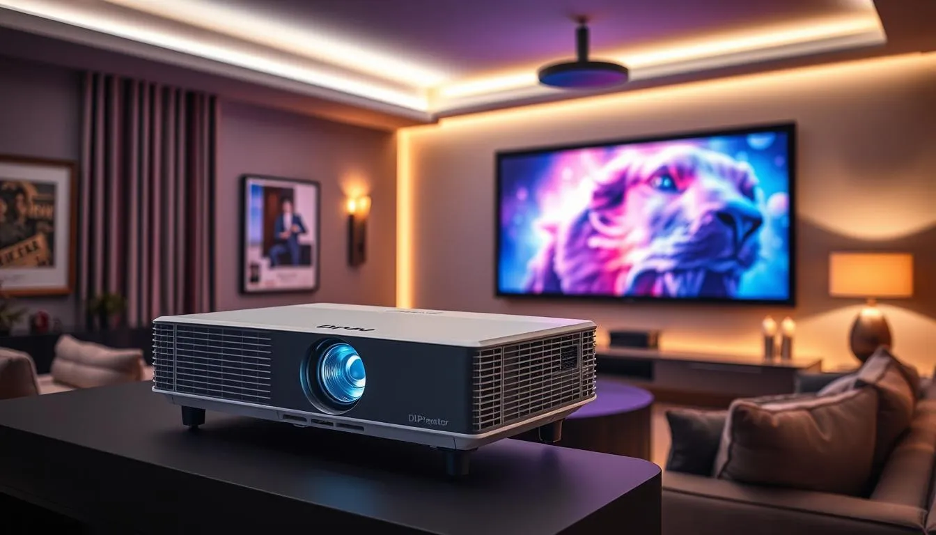 Trình chiếu màn hình lớn lên đến 300 inch