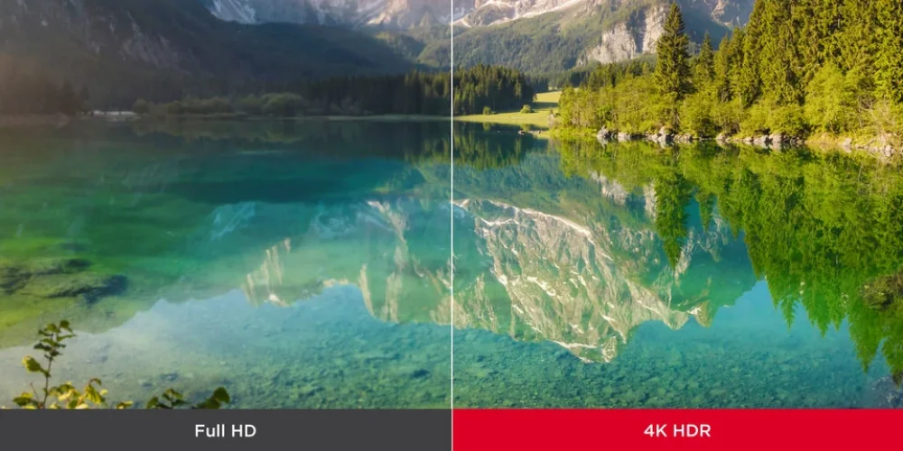 Độ phân giải 4K UHD thực thụ với hỗ trợ HDR/HLG