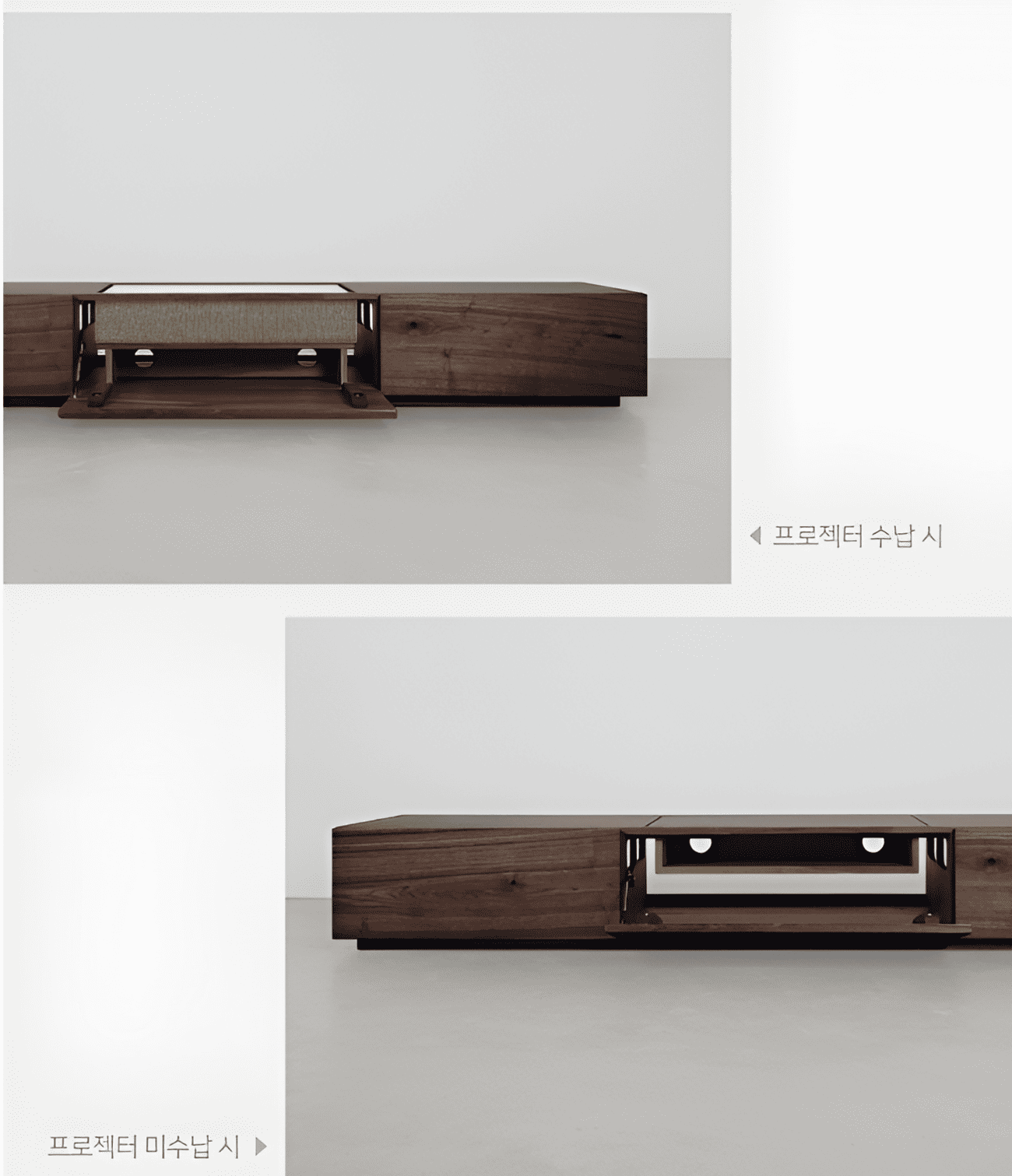 Tủ đặt máy chiếu LG CineBeam – Thiết kế tối ưu cho UST & Laser TV