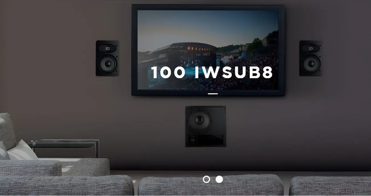 Loa âm tường Focal Subwoofer 100 IWSUB8 – Âm trầm uy lực