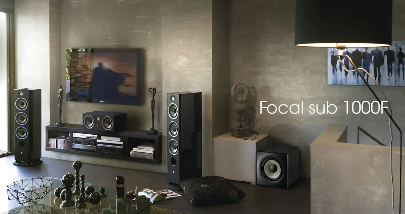 Loa Subwoofer Focal Sub 1000 F Black EU/UK – công suất 1000W