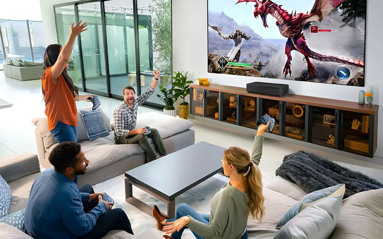 Máy chiếu 4K laser Epson EH-LS970B – Siêu gần UST cao cấp