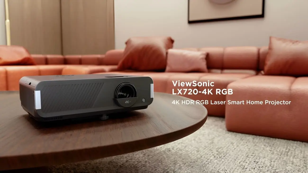 Máy chiếu 4K ViewSonic LX720-4K RGB – Công nghệ laser RGB hiện đại