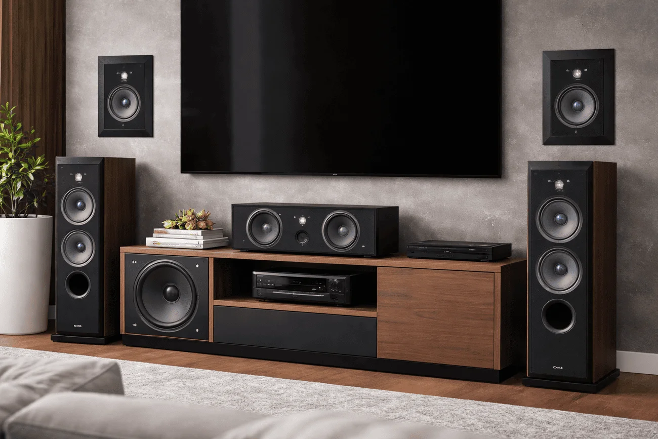 Loa Focal Theva Surround Black – Loa vòm treo tường cao cấp