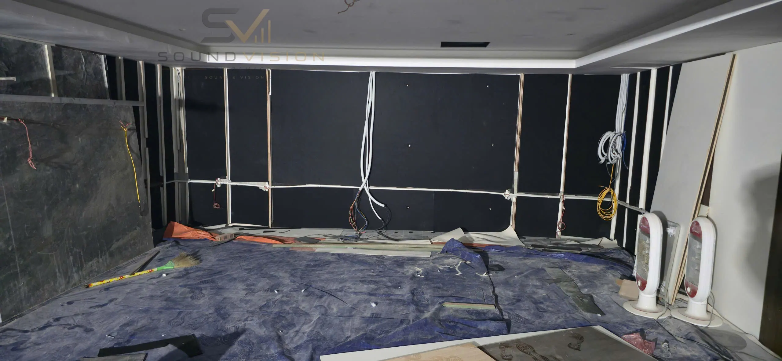 Thi công phòng home cinema SoundVision by ZAMACO
