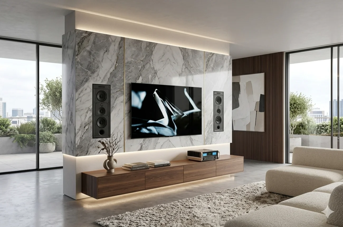 Loa âm tường Bowers & Wilkins CWM7.3 S2 chính hãng Hi-End 3 đường tiếng