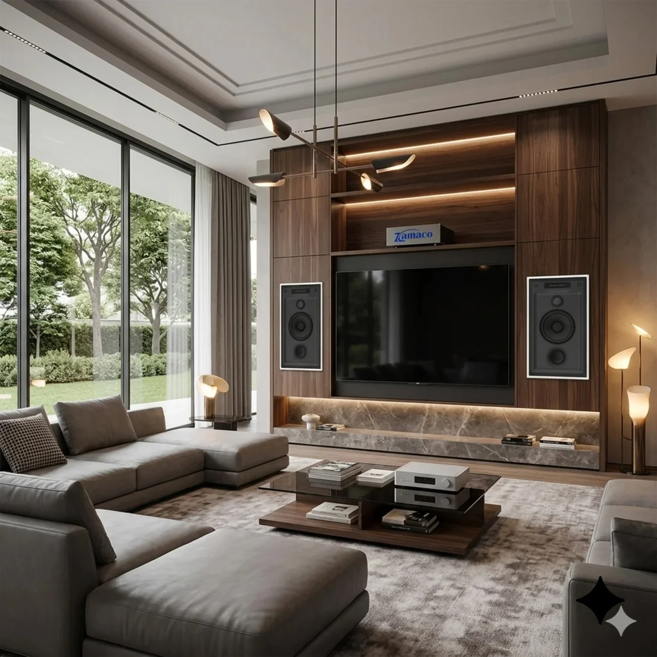 Thiết kế âm tường tinh tế, hiện đại