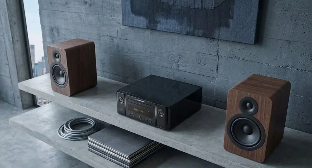 Amply Marantz M-CR412 – Đầu CD Receiver nhỏ gọn cho hệ thống Hi-Fi