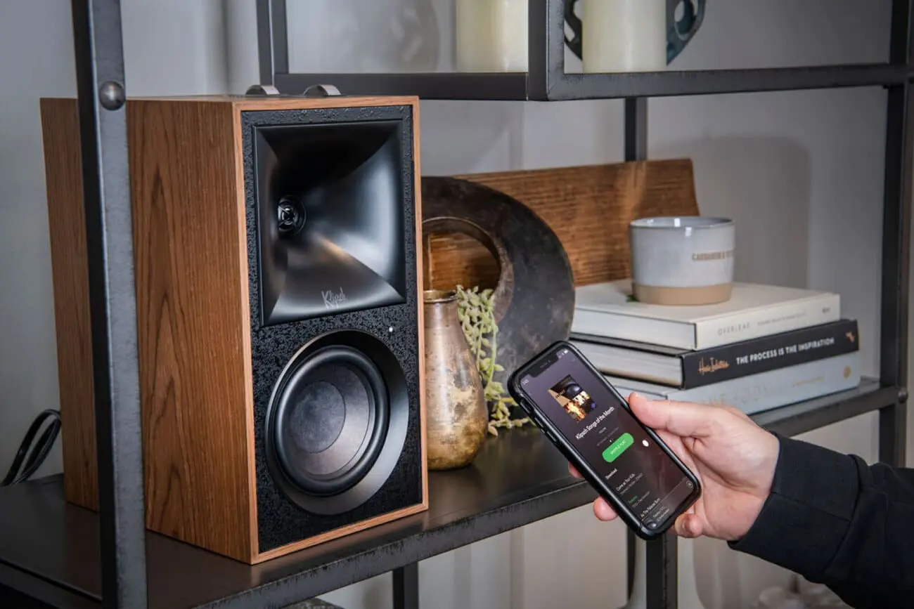 Bộ loa không dây Klipsch The Fives – Woofer 4.5 inch, Tractrix Horn