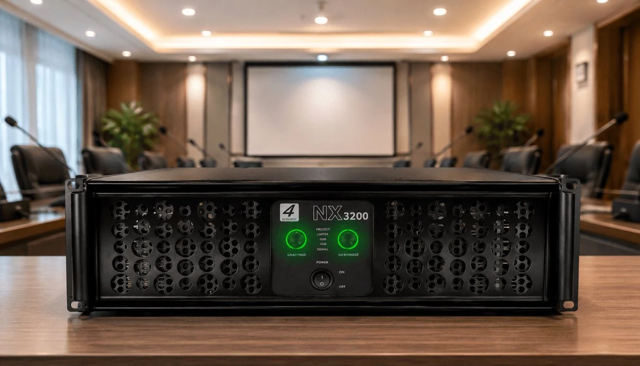 4Acoustic NX3200 - Main công suất Class TD cho sân khấu và hội trường