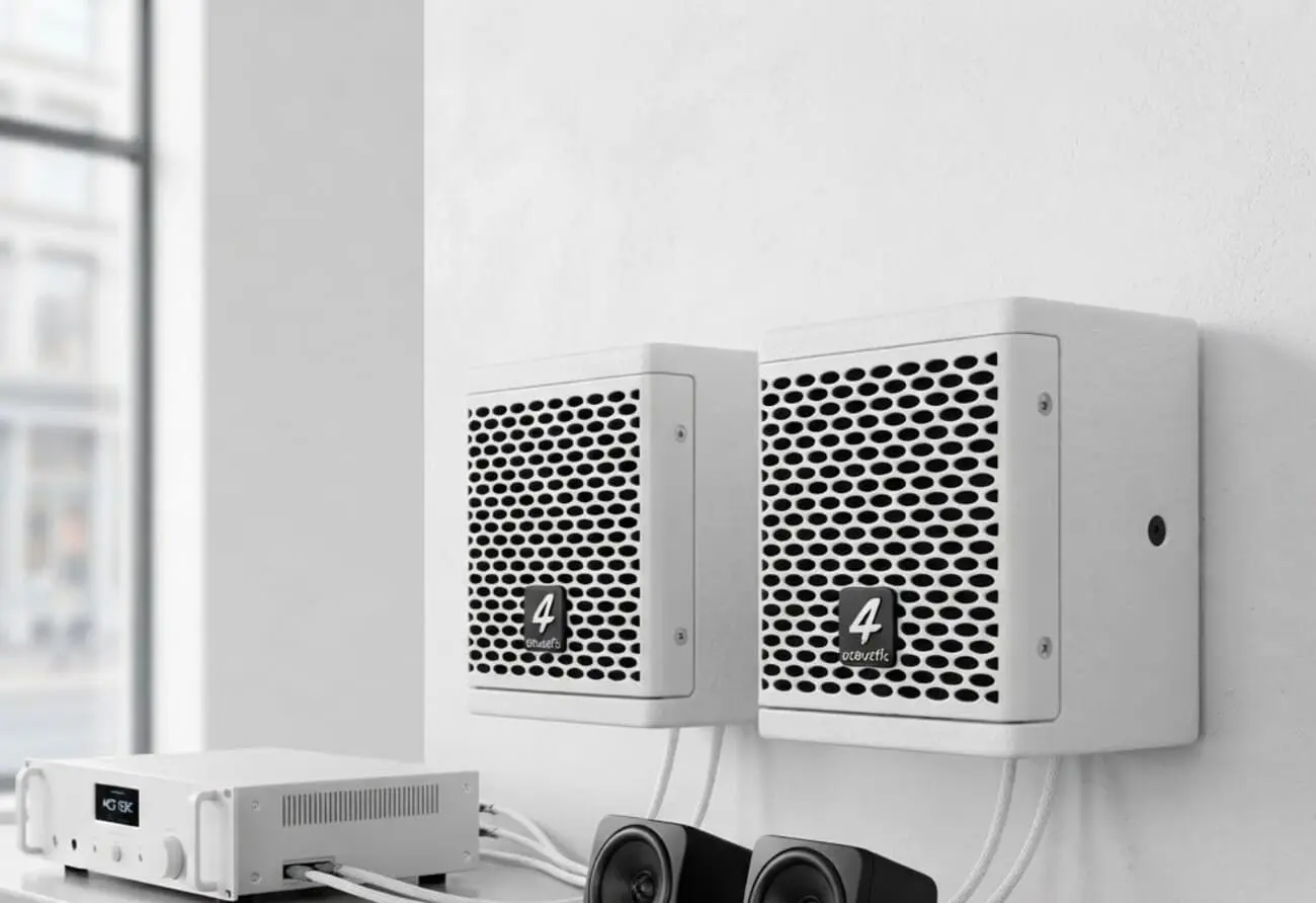Loa Coaxial 4Acoustic HCS 105C White – Bass 5 inch, công suất Peak 720W