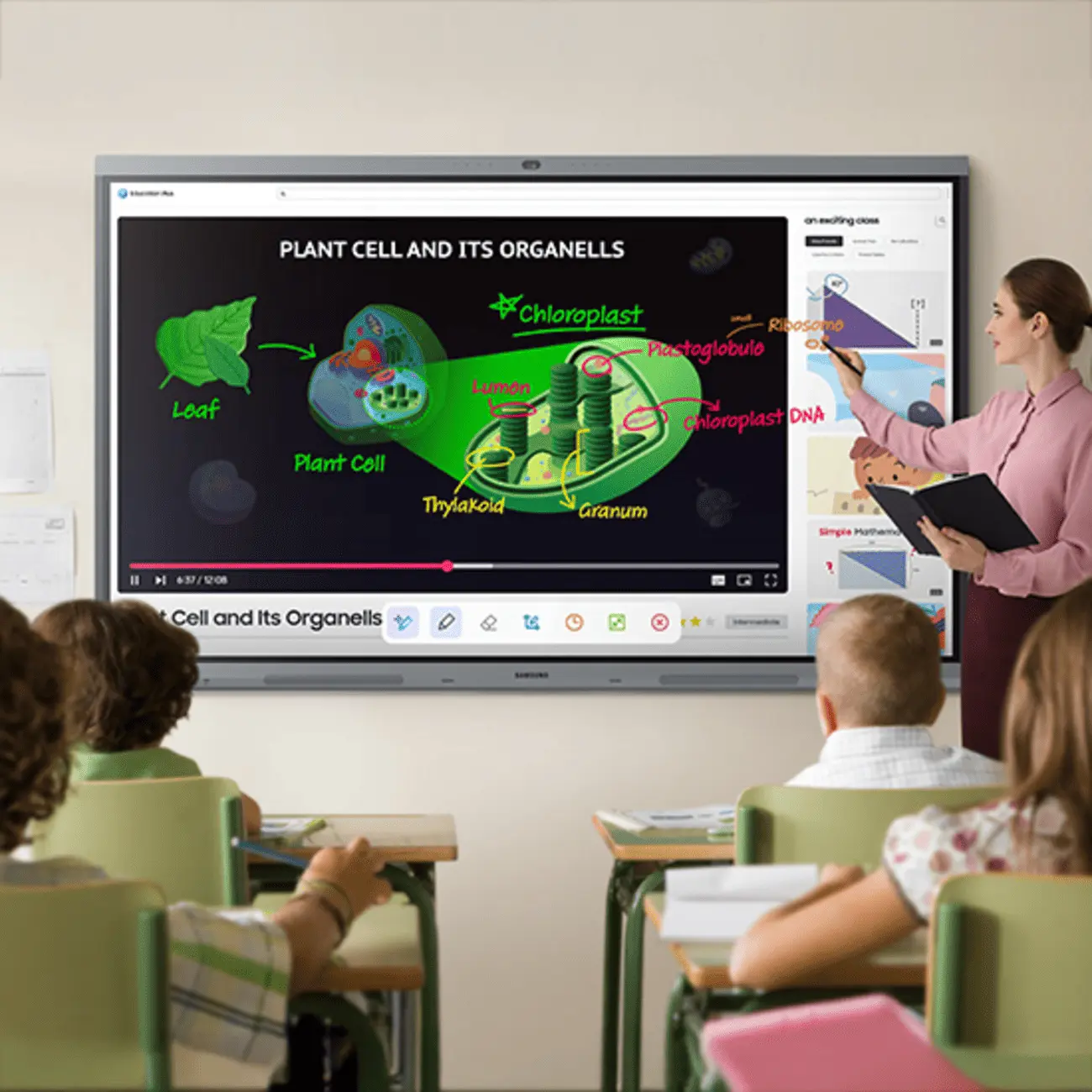 Màn hình tương tác Samsung WAFX-P 65 Inch – 4K UHD, Android 15