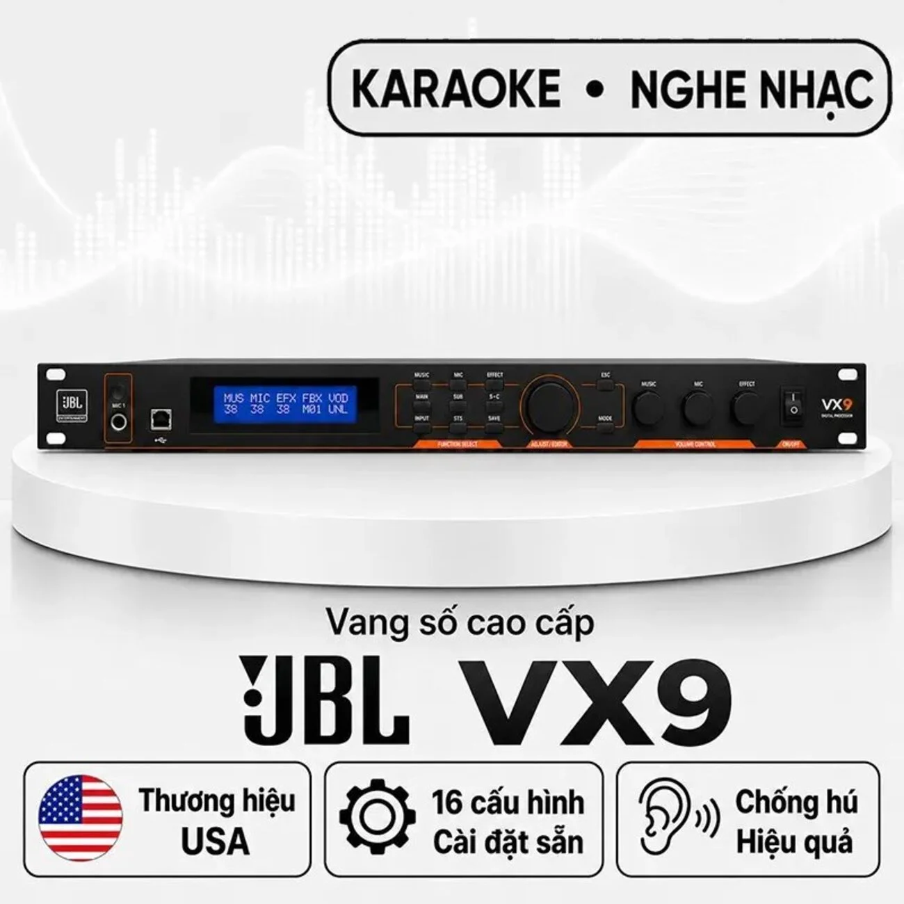 Bộ điều chỉnh âm thanh JBL VX9