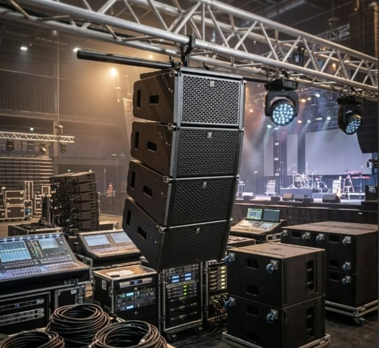 Thiết kế Line Array nhỏ gọn và chuyên nghiệp