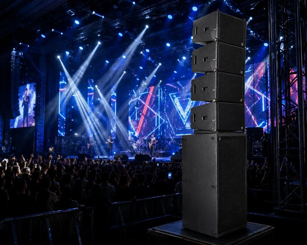 Thiết kế Line Array nhỏ gọn, linh hoạt