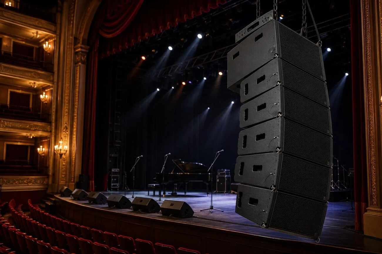 Thiết kế Line Array cho khả năng phủ âm rộng và đồng đều
