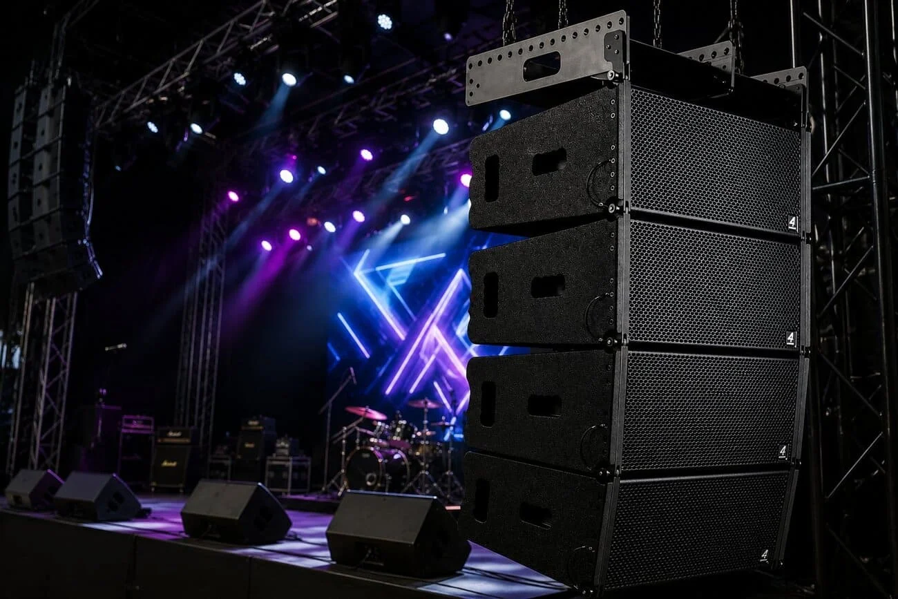 Cấu hình 2 bass 10 inch Neodymium hiệu suất cao