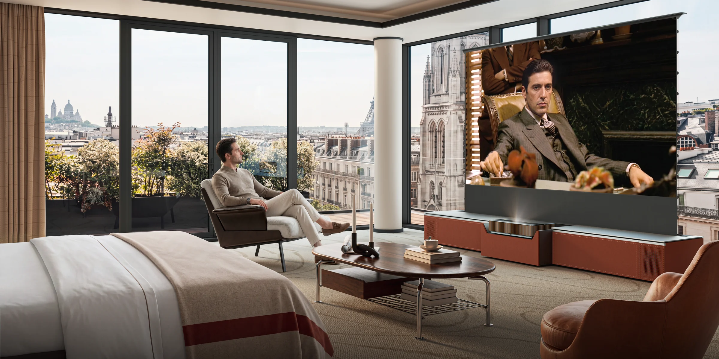 Máy chiếu siêu gần AWOL LuxVision 4K 120Hz