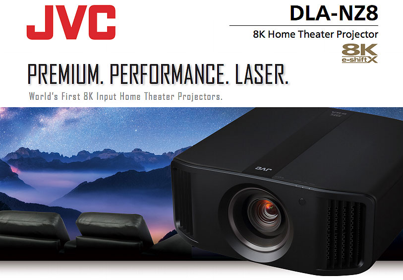 Máy chiếu 8K JVC DLA-NZ8 - Độ phân giải gấp 4 lần độ phân giải 4K
