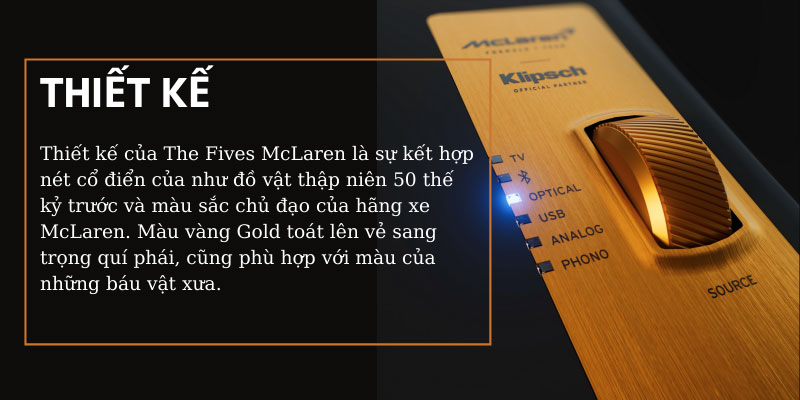 Loa Klipsch The Fives McLaren Edition