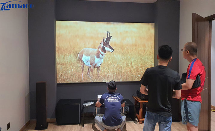 Dự án phòng phim Home Cinema ở Đảo Kim Cương