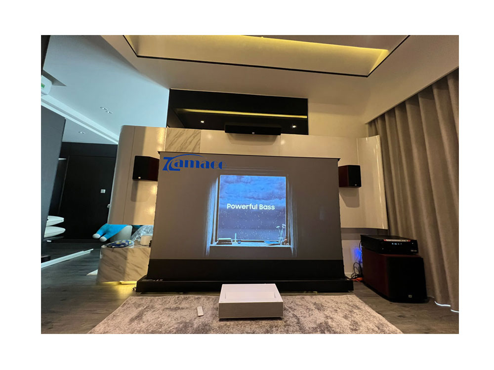 Dự án lắp đặt hệ thống xem phim - nghe nhạc cho chị khách vip chung cư Diamond Alnata Tân Phú