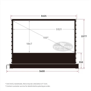 Màn chiếu điện VIVIDSTORM S White Cinema VSDSTW100H 100 inch