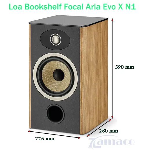 Kích thước và Hình dáng Loa Focal Aria Evo X N1