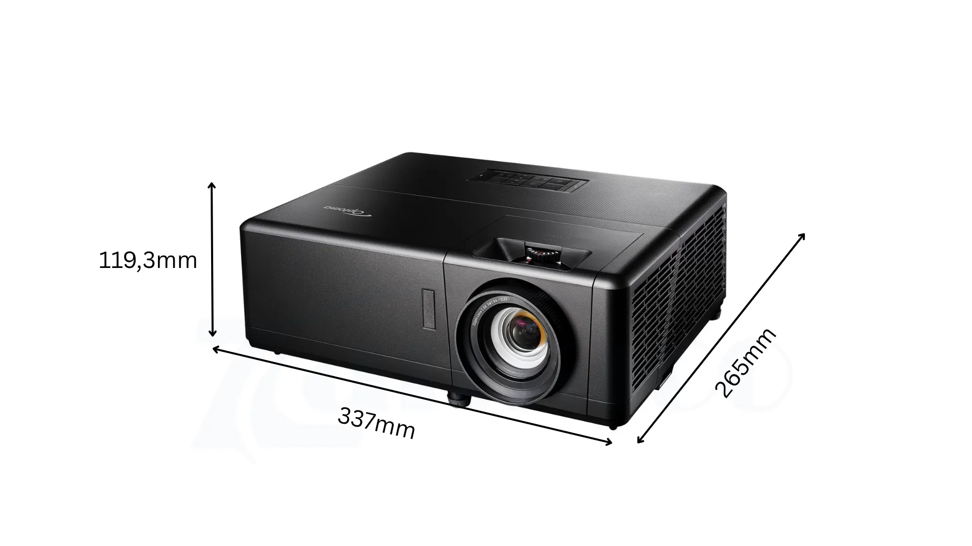 Kích Thước Máy Chiếu Optoma UHZ50+