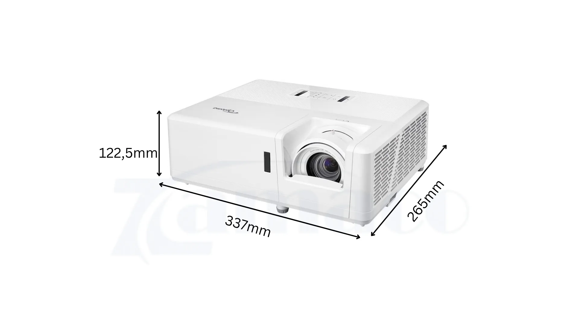 Kích Thước Máy Chiếu Optoma ZW403