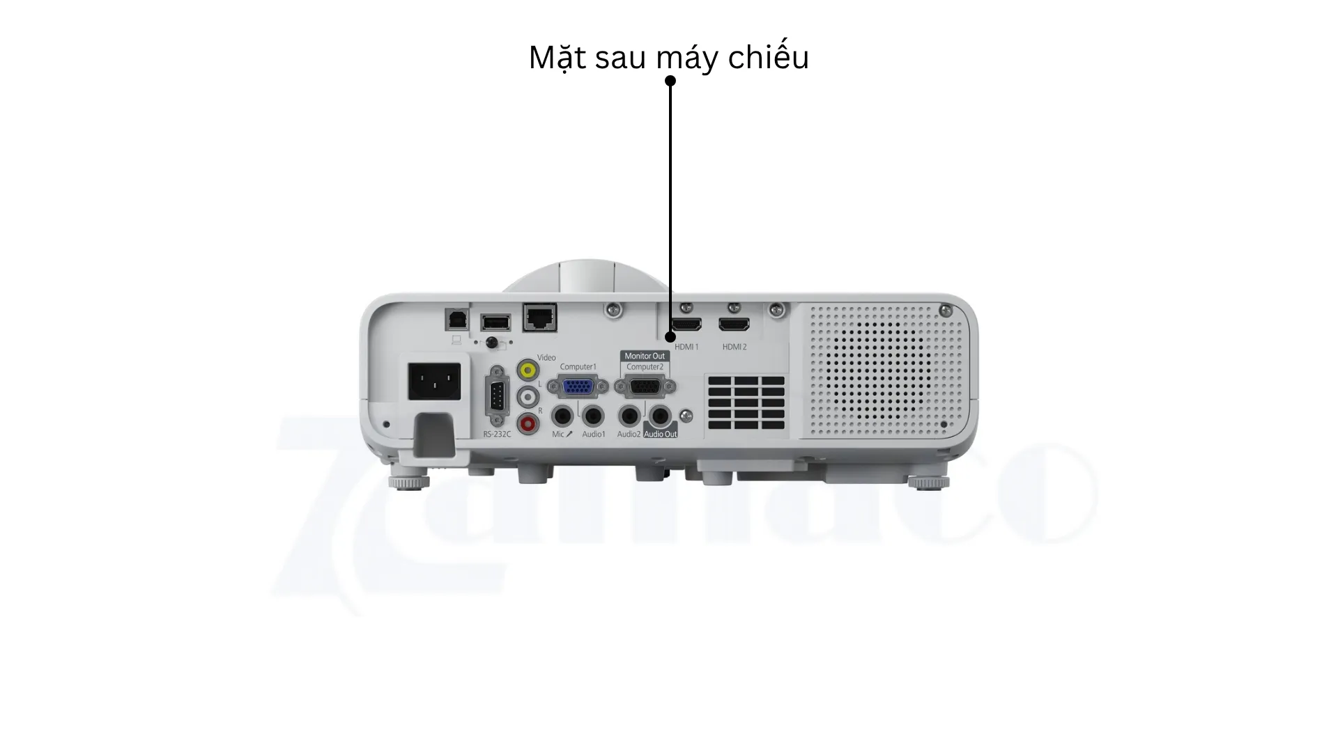 Mặt Sau Máy Chiếu Laser Epson EB-L210SW
