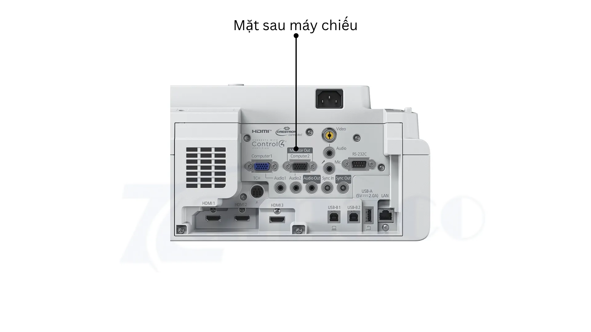 Mặt Sau Máy Chiếu Laser Epson EB-770Fi