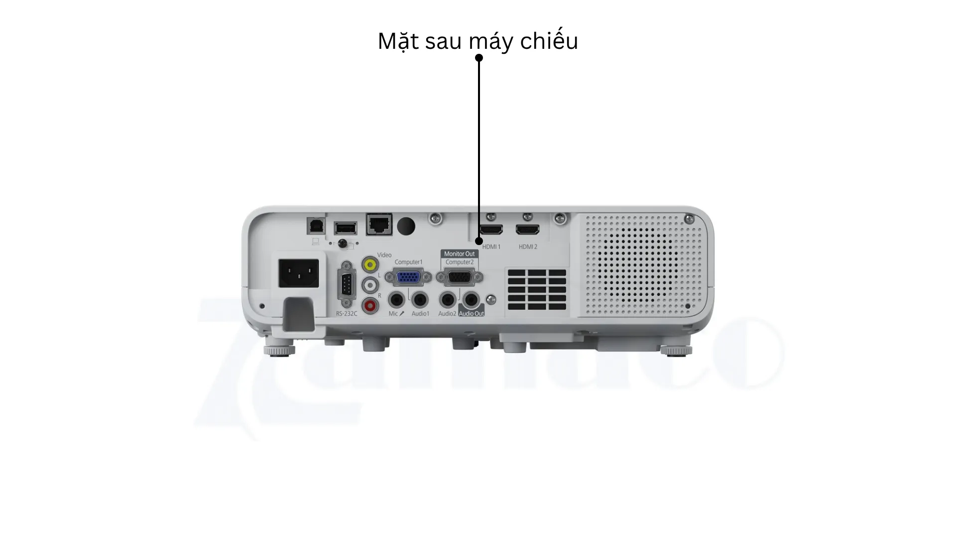 Mặt Sau Máy Chiếu Laser Epson EB-L210W