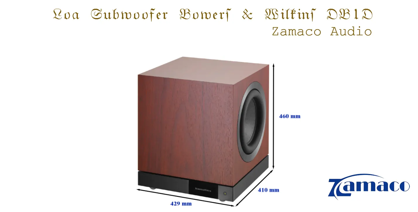 Hình Dáng và Kích Thước Loa Subwoofer Bowers & Wilkins DB1D