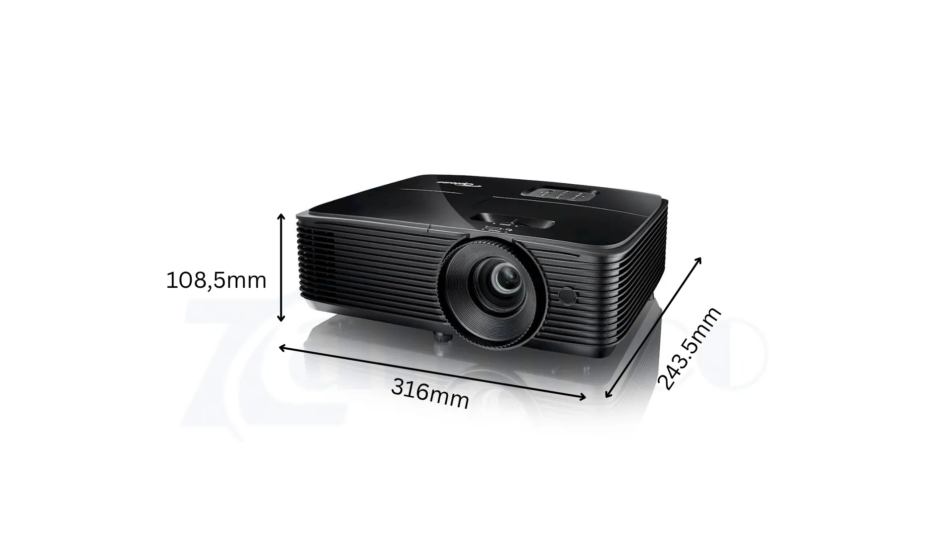 Kích Thước Máy Chiếu Optoma HD146X