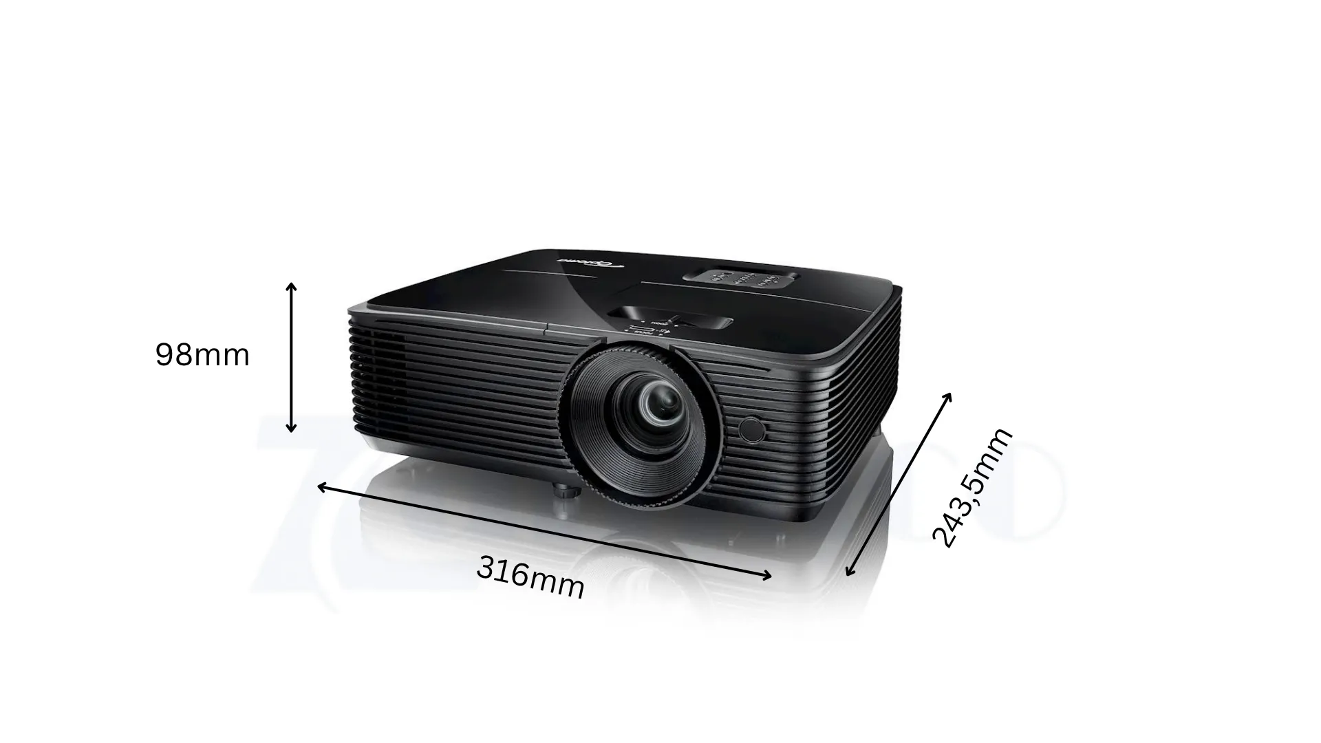 Kích Thước Máy Chiếu Optoma X400LVe