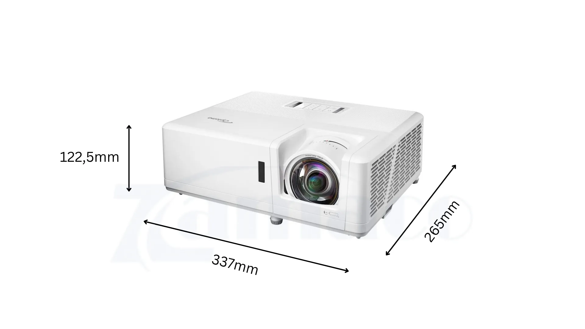 Kích Thước Máy Chiếu Optoma ZH406ST
