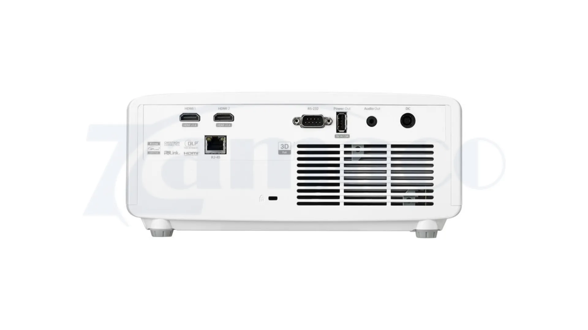 Mặt sau máy chiếu Laser Optoma AZW360ST