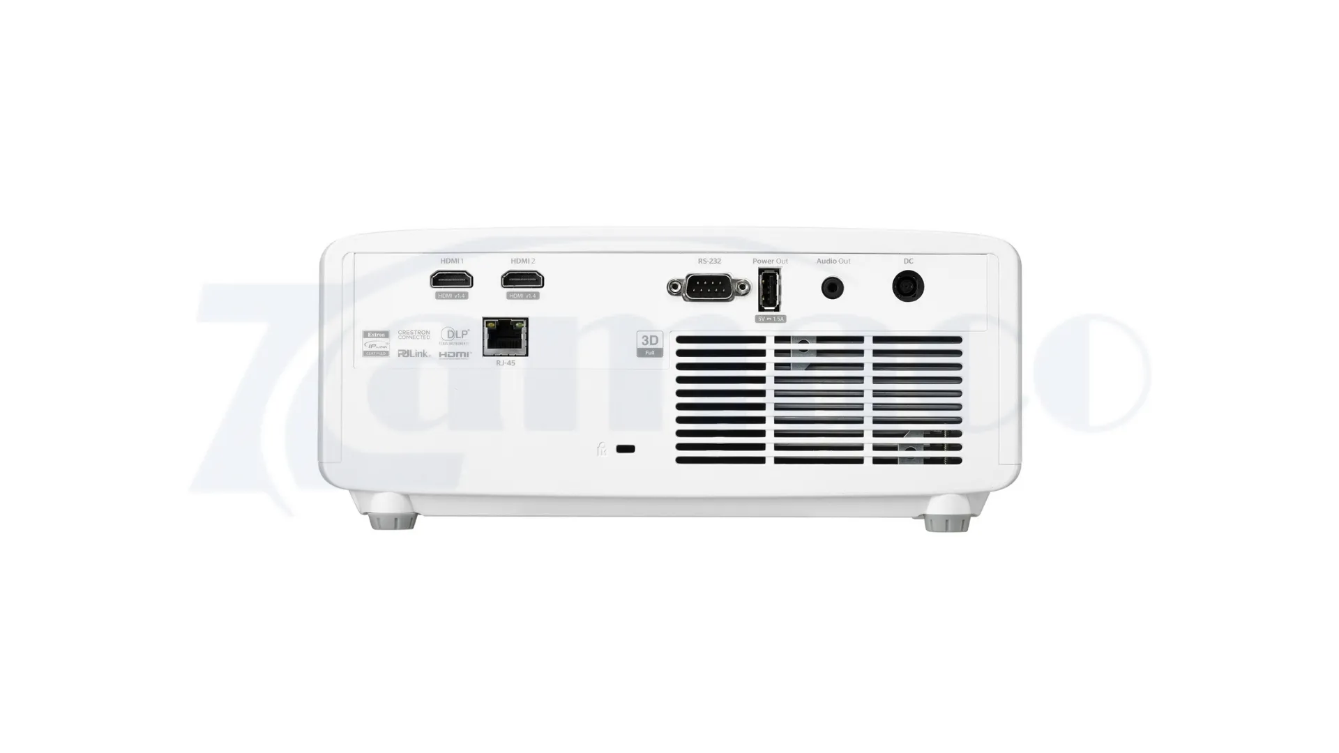 Mặt sau máy chiếu Laser Optoma AZW500