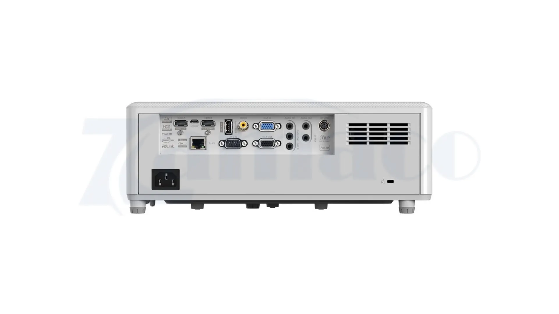 Mặt sau máy chiếu Full HD Optoma ZH507