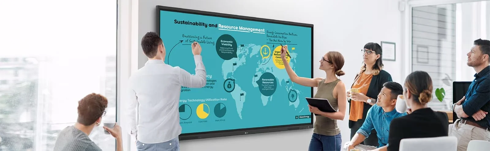 LG CreateBoard Standard 65TR3DQ - Màn hình tương tác hiện đại