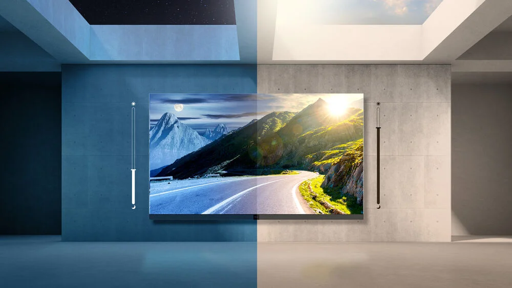 Màn hình 136 inch phù hợp cho không gian lớn