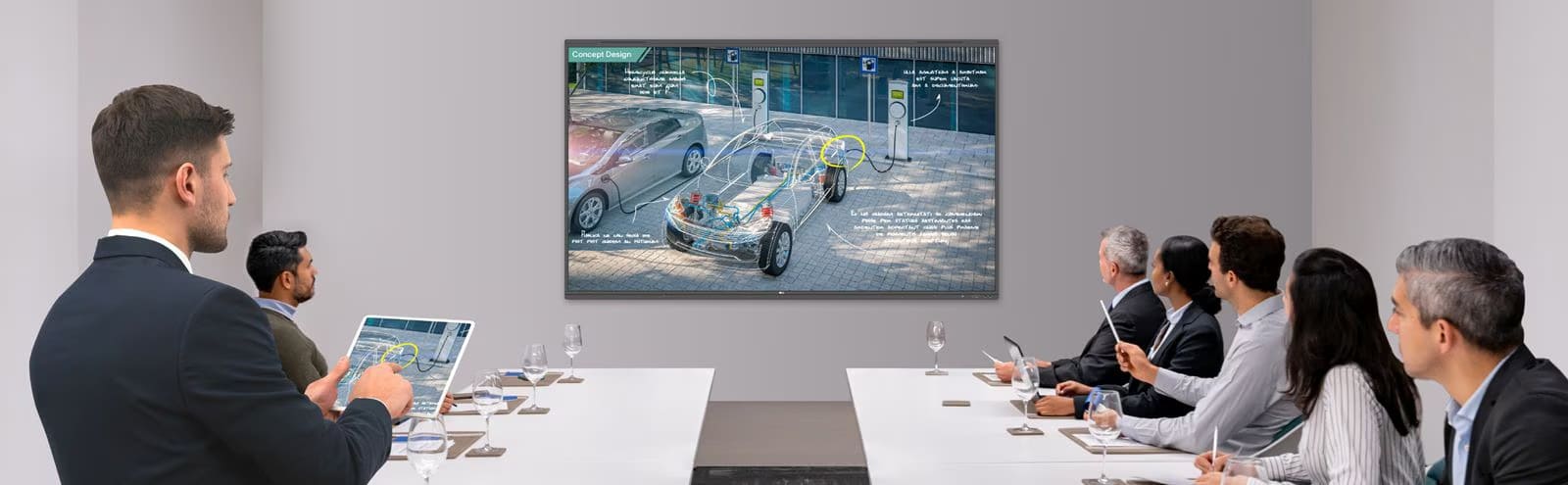 Màn hình tương tác LG CreateBoard 65TR3PN cho giáo dục và doanh nghiệp