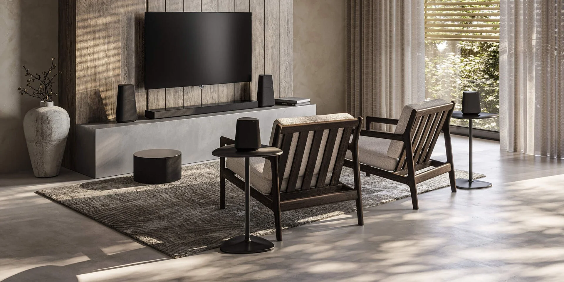 Thanh loa Soundbar Loewe klang bar5 mr & Sub5 hiện đại