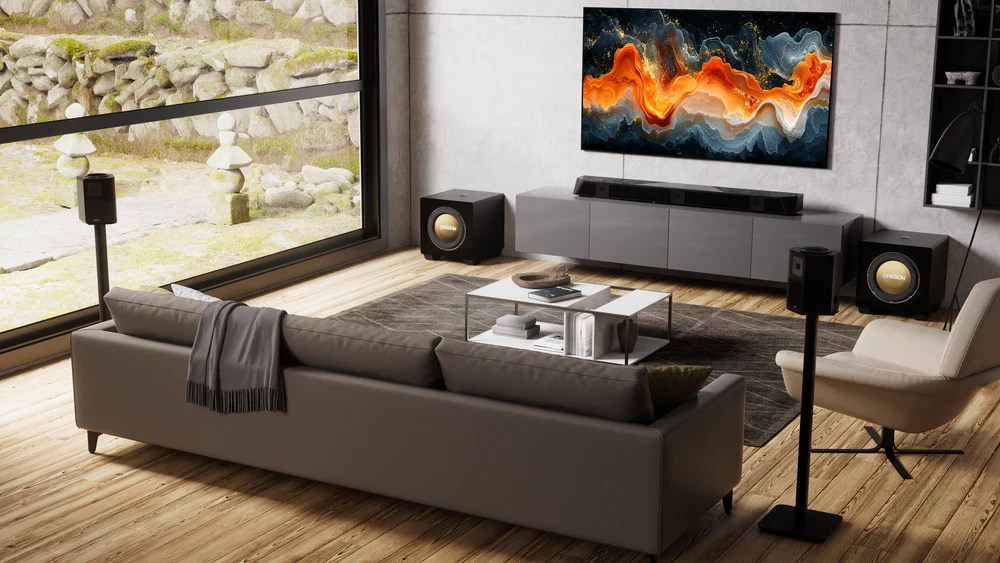 Hệ thống âm thanh Surround Nakamichi DRAGON (Dual 12″ Subs) xem phim nghe nhạc