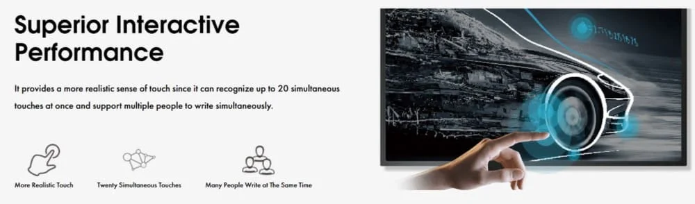 Màn hình tương tác Hisense Advanced 75″ – 4K, độ sáng cao