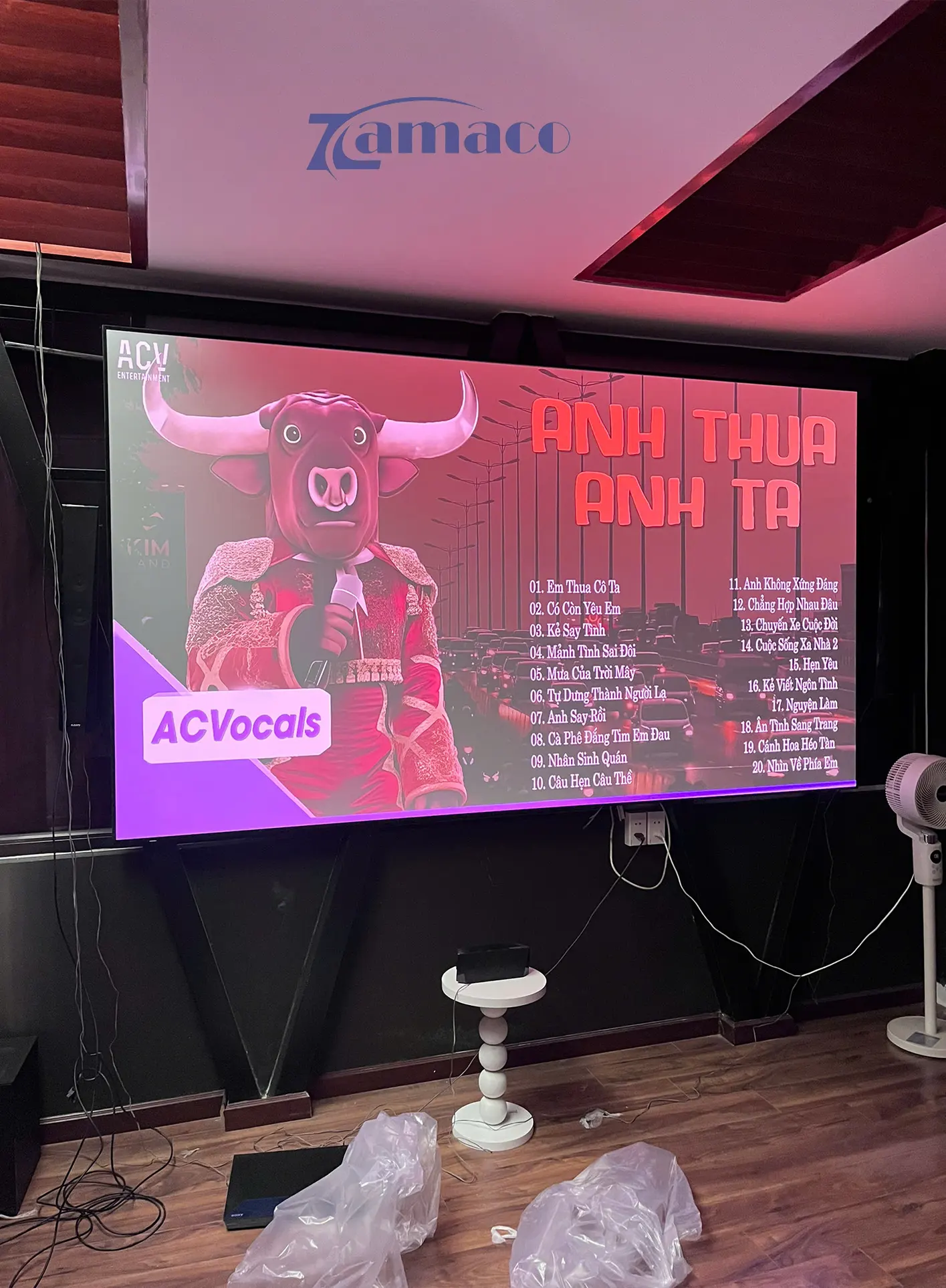 Lắp đặt máy chiếu cũ JMGO N1S Infinity