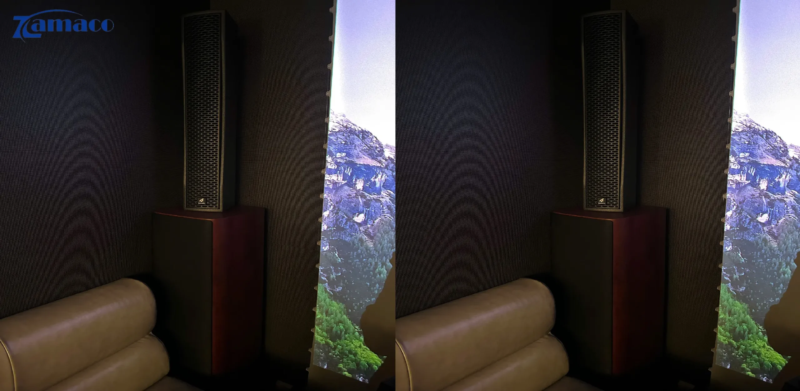 Hệ thống loa karaoke 4Acoustic 21Live 641 Black được lắp đặt gọn gàng, cho âm thanh mạnh mẽ, giọng hát rõ ràng và dễ hát, phù hợp không gian phòng giải trí cao cấp tại gia.