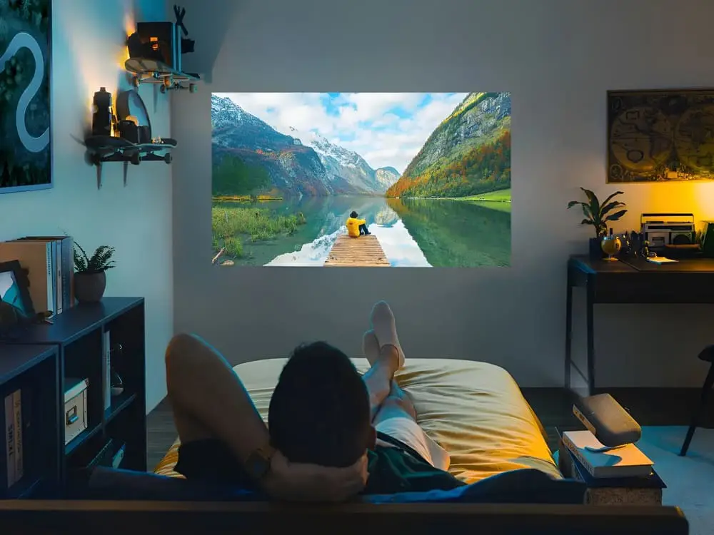 Máy chiếu LED ViewSonic M1E Max – Nhỏ gọn, sắc nét, âm thanh rõ