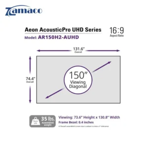 Màn chiếu khung Elite Screens Aeon AUHD 150 inch – Hình ảnh chuẩn điện ảnh